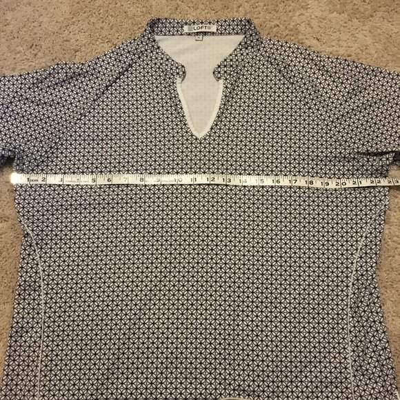 Flower of Life Tunic Neck Poly Flex Golf Shirt - Picture 13 of 16